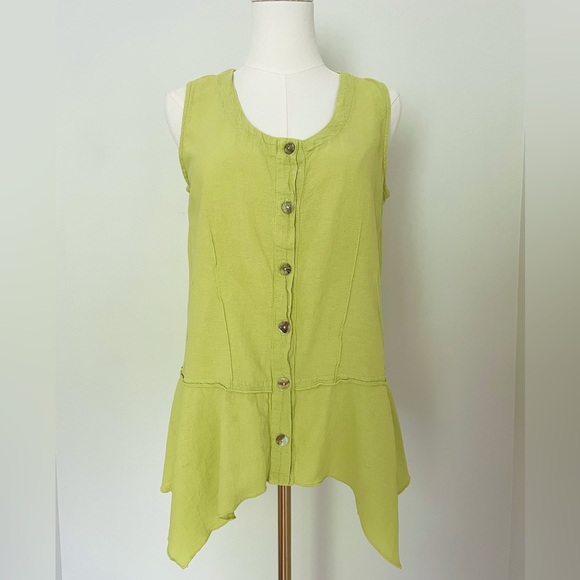 CMC Color Me Cotton Button Up Tunic Size S - Picture 2 of 5